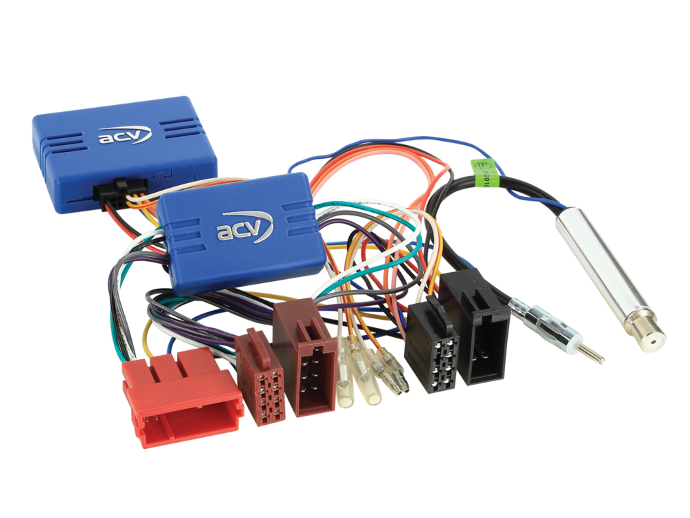 ACV 12-1321-51 | CAN-BUS Adapter Kit Audi ISO  ISO mit Antennenadapter